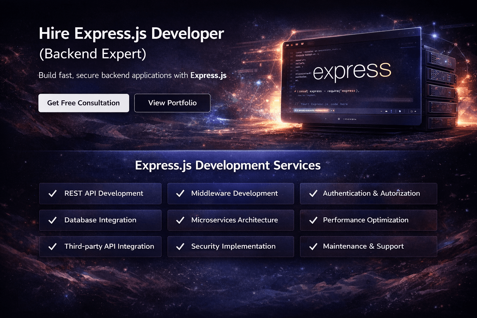 Express.js development