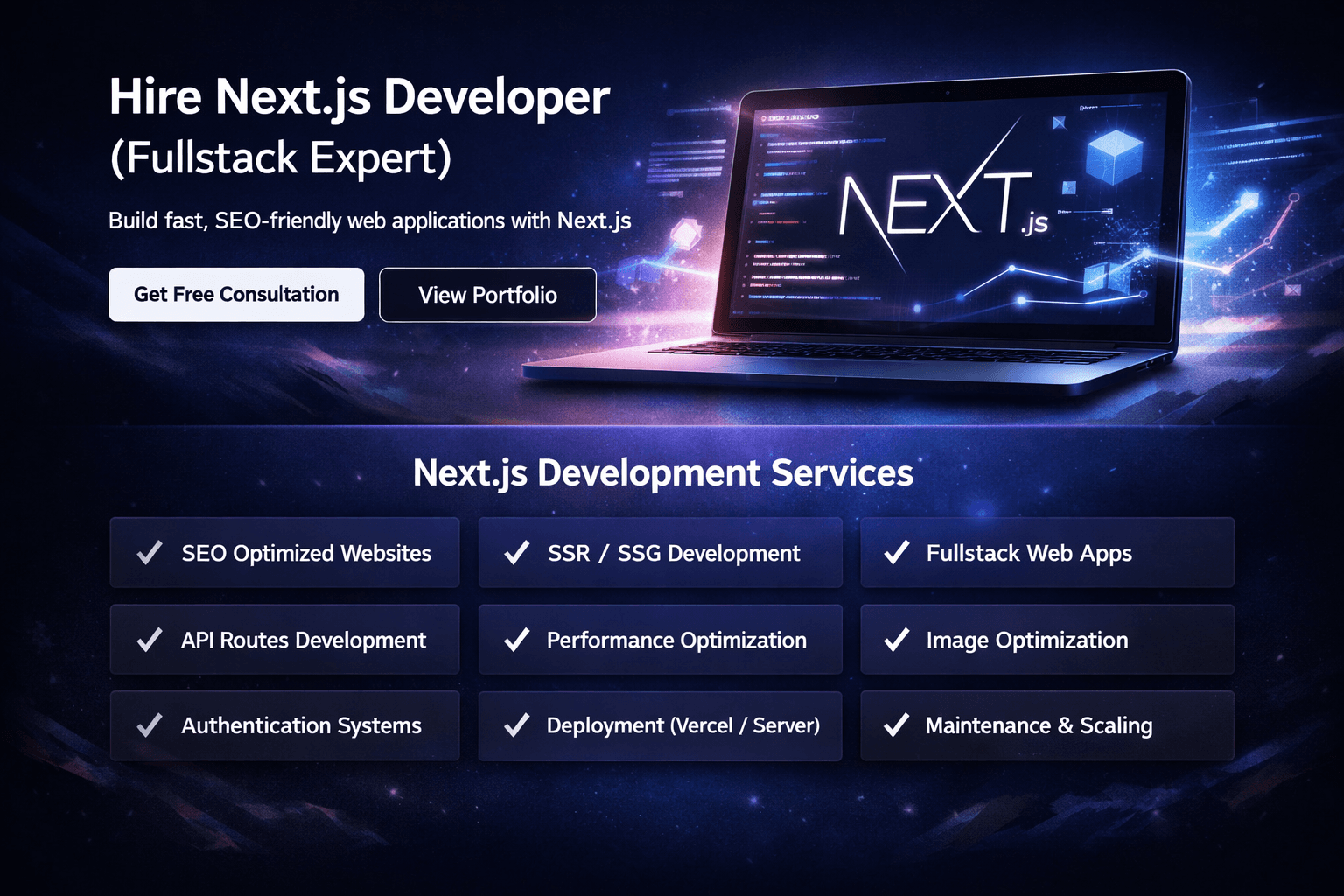 Next.js development