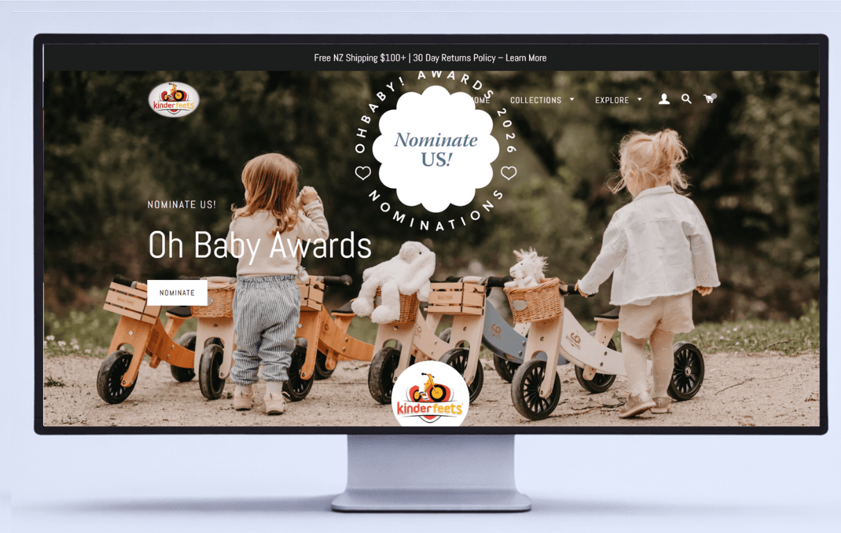 Kinderfeets New Zealand – Shopify Development